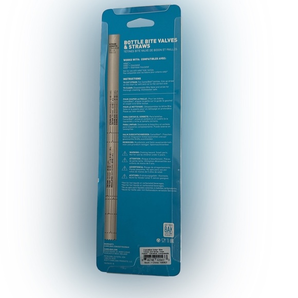 CamelBak Eddy+ Bottle Bite Valves & Straws – Clear (2-Pack) - Picture 5 of 6